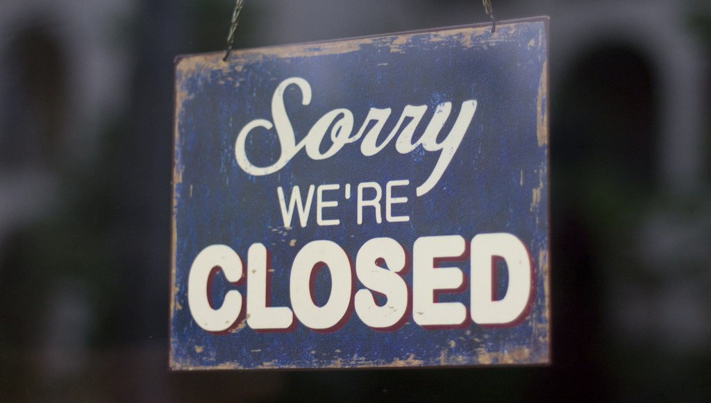 Sorry we`re closed