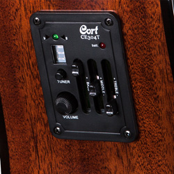 Цена Электро-акустическая гитара Cort AF510E (Black Satin) | MUSICCASE