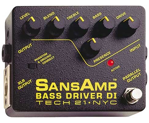 Tech21 SansAmp Bass Driver DI педаль для басгитары купить