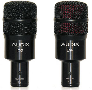 Audix D2 D4 mics