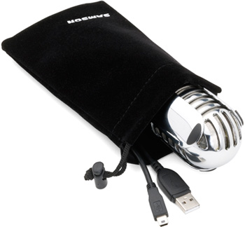Samson Meteor Mic with pouch and USB cable