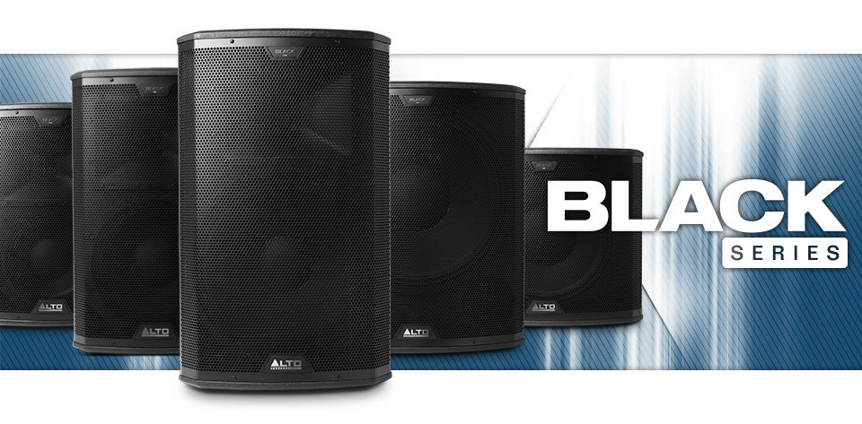 Alto Professional Black Series акустические системы и сабвуферы купить