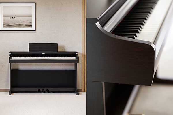 Yamaha YDP-166 Black дизайн