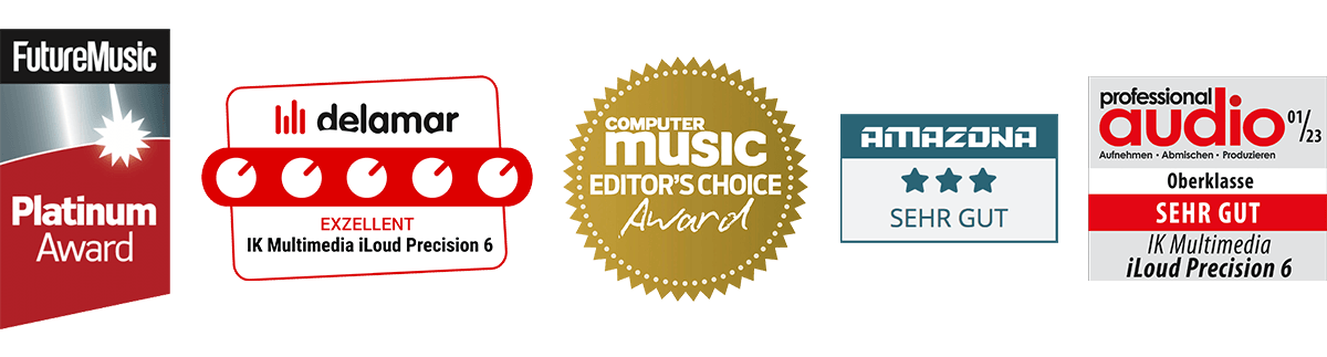 Перелік премій, які відзначили IK Multimedia iLoud Precision MTM MKII