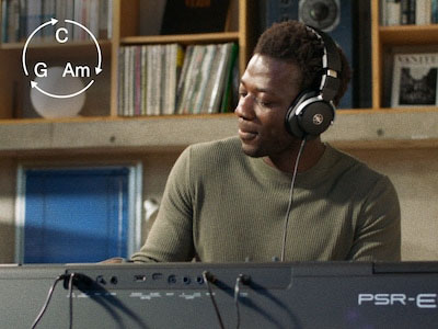 Настройка аккордовых прогрессий на YAMAHA PSR-E483