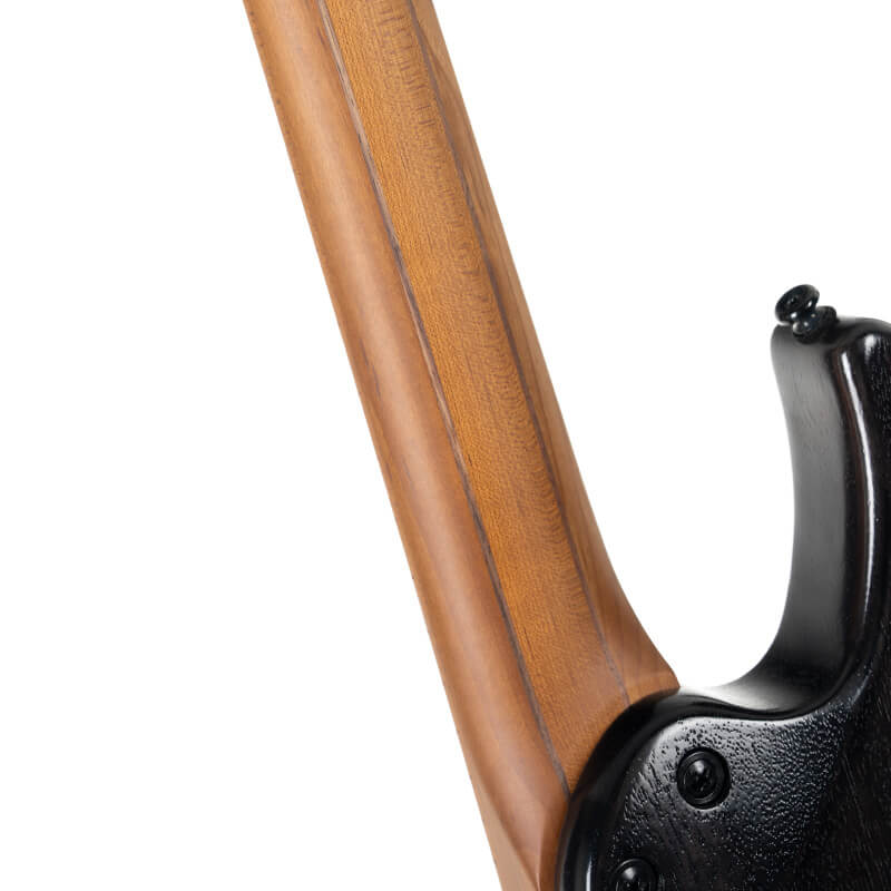 Конструкції струнотримача і головки грифа CORT Space G6MS Semi Gloss Trans Black