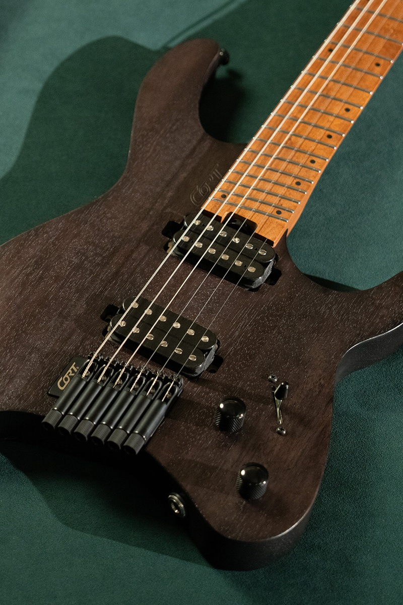 Компактный корпус CORT Space G6MS Semi Gloss Trans Black