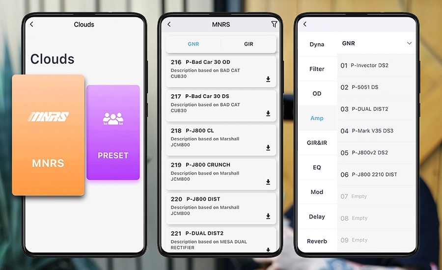 MOOER Cloud та бібліотека пресетів MNRS для Mooer F40i Li