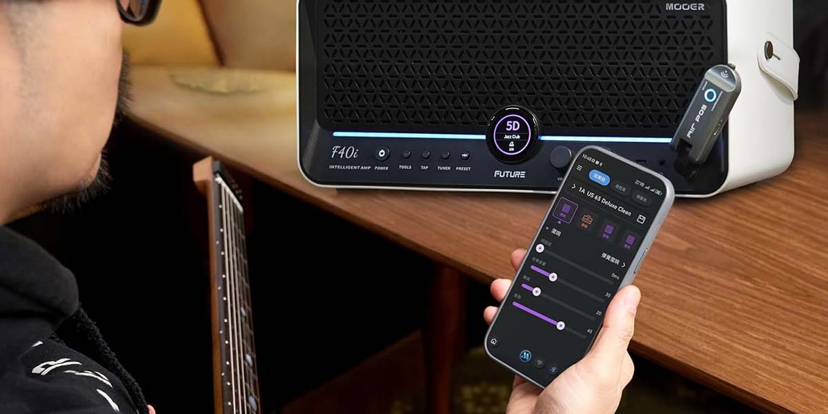 Управление комбоусилителем Mooer F40i Li через приложение iAMP