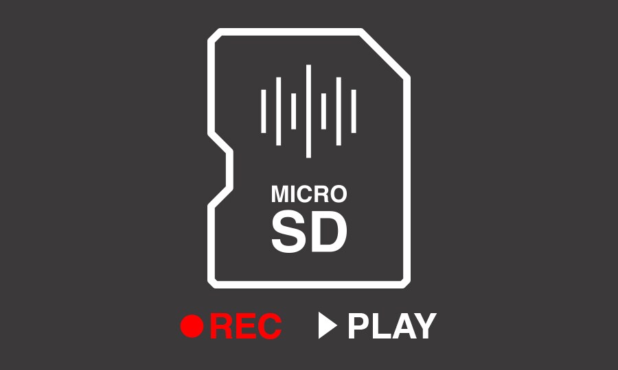 Запис Yamaha URX44 microSD