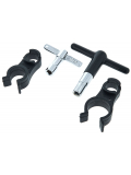 DWSM803-2 HI-TORQUE STEEL DRUM KEY AND STANDARD KEY WITH 2 CLIPS, зображення 1