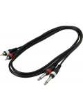 RCL20932 D4 Patch Cable - 2 x RCA to 2 x TS Jack (1.5m), зображення 3
