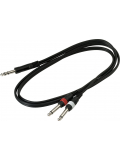 RCL20922 D4 Patch Cable - TRS Jack to 2 x TS Jack (1.5m), зображення 3
