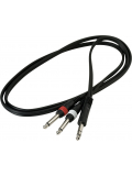 RCL20922 D4 Patch Cable - TRS Jack to 2 x TS Jack (1.5m), зображення 1