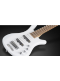RockBass Corvette Basic, 5-String (Solid White High Polish), зображення 4