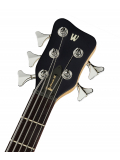 RockBass Corvette $$, 5-String (Nirvana Black Transparent Satin), зображення 4