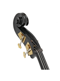 1950LCBK Harlequin Rockabilly Double Bass 3/4 (Black), зображення 4