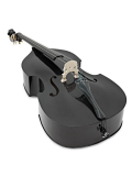 1950LCBK Harlequin Rockabilly Double Bass 3/4 (Black), зображення 2