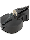 1950LCBK Harlequin Rockabilly Double Bass 3/4 (Black), зображення 3
