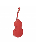 1950LCRD Harlequin Rockabilly Double Bass 3/4 (Red), зображення 5