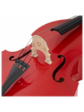 1950LCRD Harlequin Rockabilly Double Bass 3/4 (Red), зображення 3