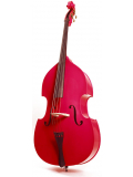 1950LCRD Harlequin Rockabilly Double Bass 3/4 (Red), зображення 9
