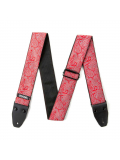 D6711 JACQUARD PAISLEY RED STRAP, зображення 2
