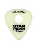 GLOW IN THE DARK STAR PICK MEDIUM .71mm (12-PACK), зображення 1