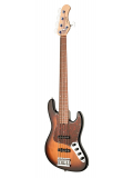 MetroLine 21-Fret Vintage J/J Bass, Alder, 5-String ('59 Burst Transparent High Polish), зображення 8