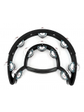 818N/P Power-2 Tambourine w/Protecting Trim (Black), зображення 1