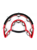 818N/P Power-2 Tambourine w/Protecting Trim (Red), зображення 1