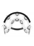 818N/P Power-2 Tambourine w/Protecting Trim (White), зображення 1