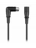 CBL DR25 Right Angle XLR Mic Cable (7.5m), зображення 1