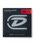 DEN1074 NICKEL WOUND ELECTRIC GUITAR STRINGS 10-74 | 8-STRING, зображення 4
