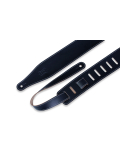 DM17-BLK TOP GRAIN SERIES GUITAR STRAP (Black), зображення 3
