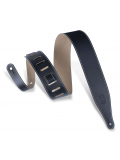 DM17-BLK TOP GRAIN SERIES GUITAR STRAP (Black), зображення 1