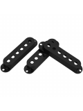 DM2000BK VINTAGE STRAT PICKUP COVERS (Black), зображення 1
