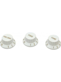 DM2111W STRAT KNOBS SET (WHITE), зображення 2