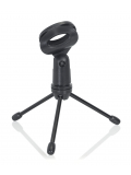 GFW-MIC-0250 Wired Mic Mini Tripod Desktop Stand, зображення 1