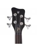 Teambuilt Pro Series Streamer LX, 4-String (Nirvana Black Transparent Satin), зображення 4