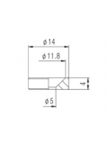 HB005 BK NECK JOINT BUSHING (BLACK), зображення 2