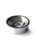 HJ010 CR JACK PLATE FOR TELECASTER (CHROME), зображення 2