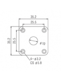 HJ015 CR JACK PLATE (CHROME), зображення 2