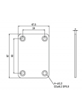 HN002 BK NECK JOINT PLATE (BLACK), зображення 2