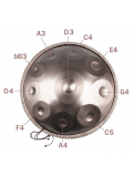 HP22I9N-Gold Eye - Handpan Drum 22", зображення 7