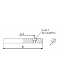 HS012 CR 7-STRING TENSION BAR (CHROME), зображення 2 | JAM HS012 CR 7-STRING TENSION BAR (CHROME), зображення 2