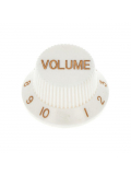 KPV15 STRAT VOLUME KNOB (WHITE), зображення 1