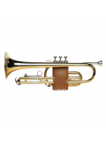 LVG1-VGNTANR LEATHER VALVE GUARD TRUMPET (Vegan Tan), зображення 1