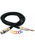 RCL30383 D6F BA - Microphone Cable - XLR (f) / TRS Jack (3m), зображення 3