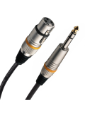 RCL30383 D6F BA - Microphone Cable - XLR (f) / TRS Jack (3m), зображення 1